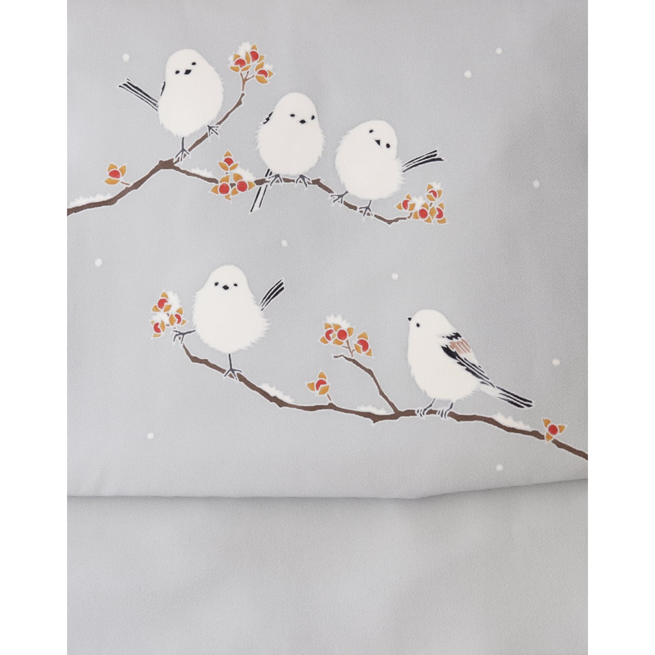 手描き友禅 染名古屋帯「島柄長蔓梅擬図」