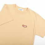 ハートベーマーク刺繍Tシャツ