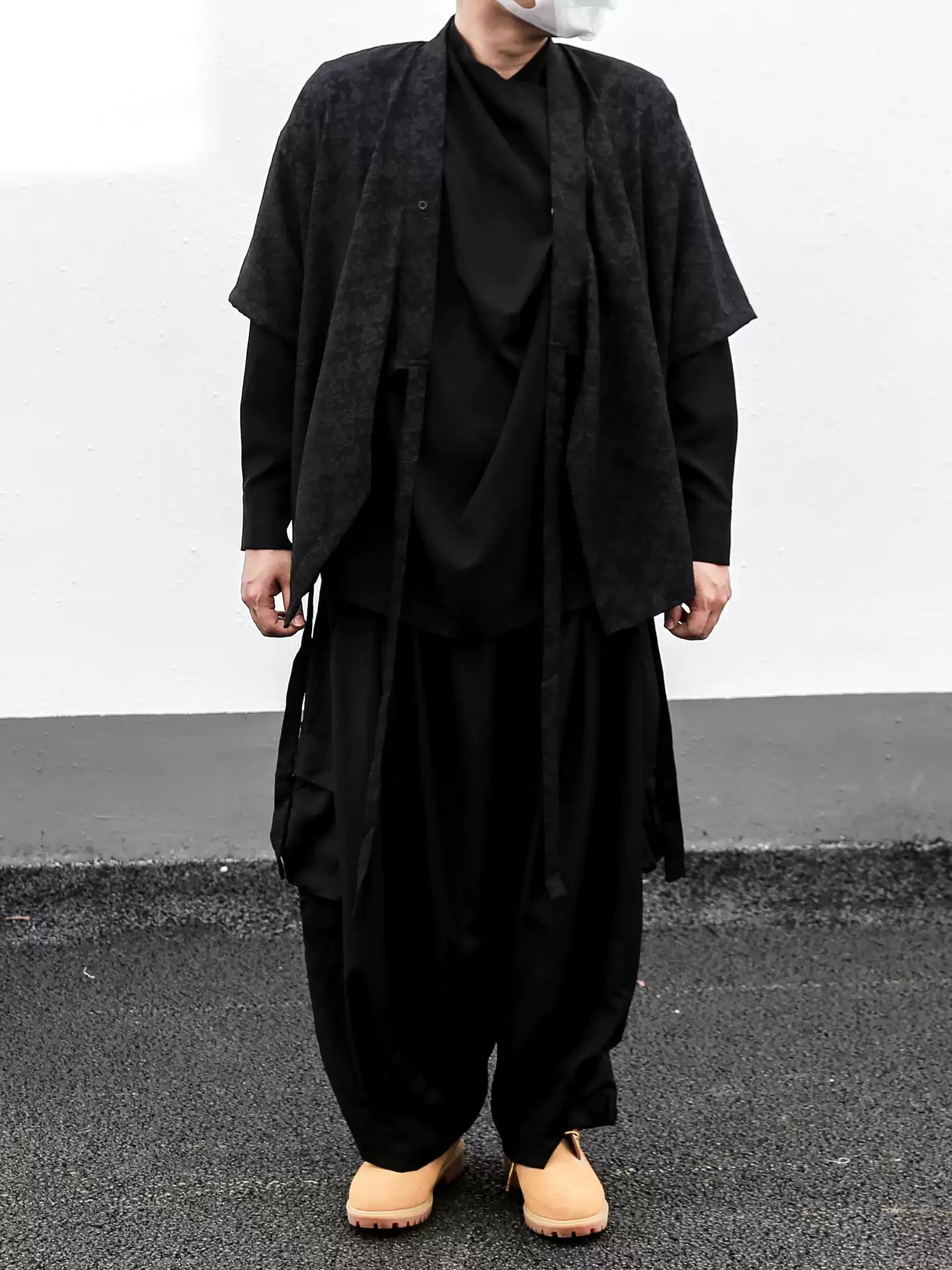 【ORV0184】Embroidered Robe Shirt
