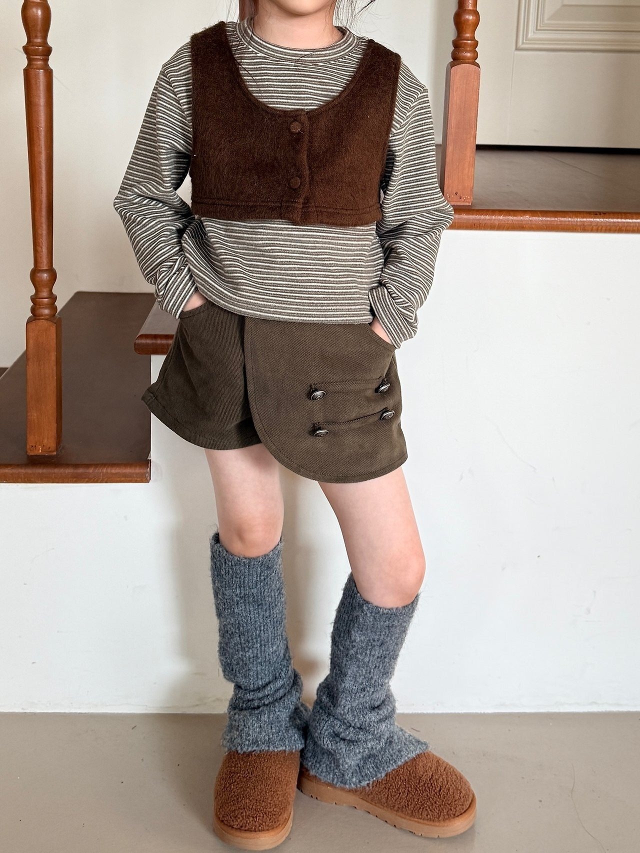 COMMA［取寄］button layered tee 26winter