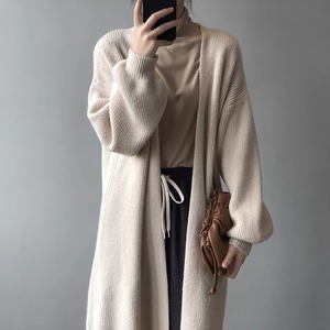 Topper long cardigan　11212