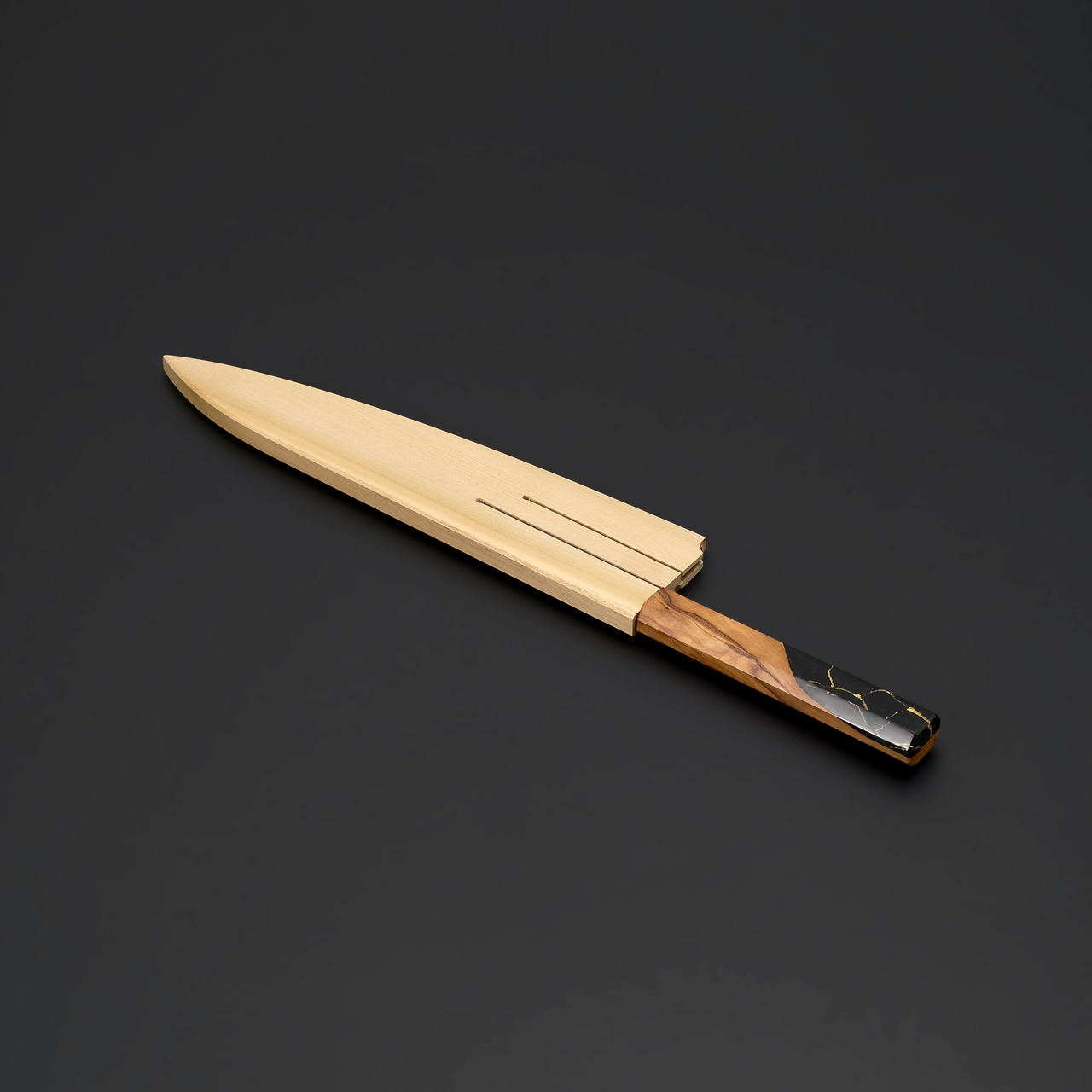 庖斬巴　爪付き木鞘　牛刀２４０用　IK-007