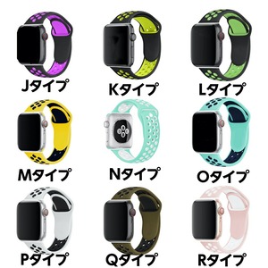 アップルウォッチ バンド AppleWatch バンド おしゃれ band ベルト belt 軽量 シリコン ラバー スポーツ 穴あき 人気 交換 45mm 40mm 44mm 38mm 42mm 41mm