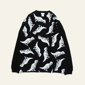 恐竜 LT／黒×ホワイト