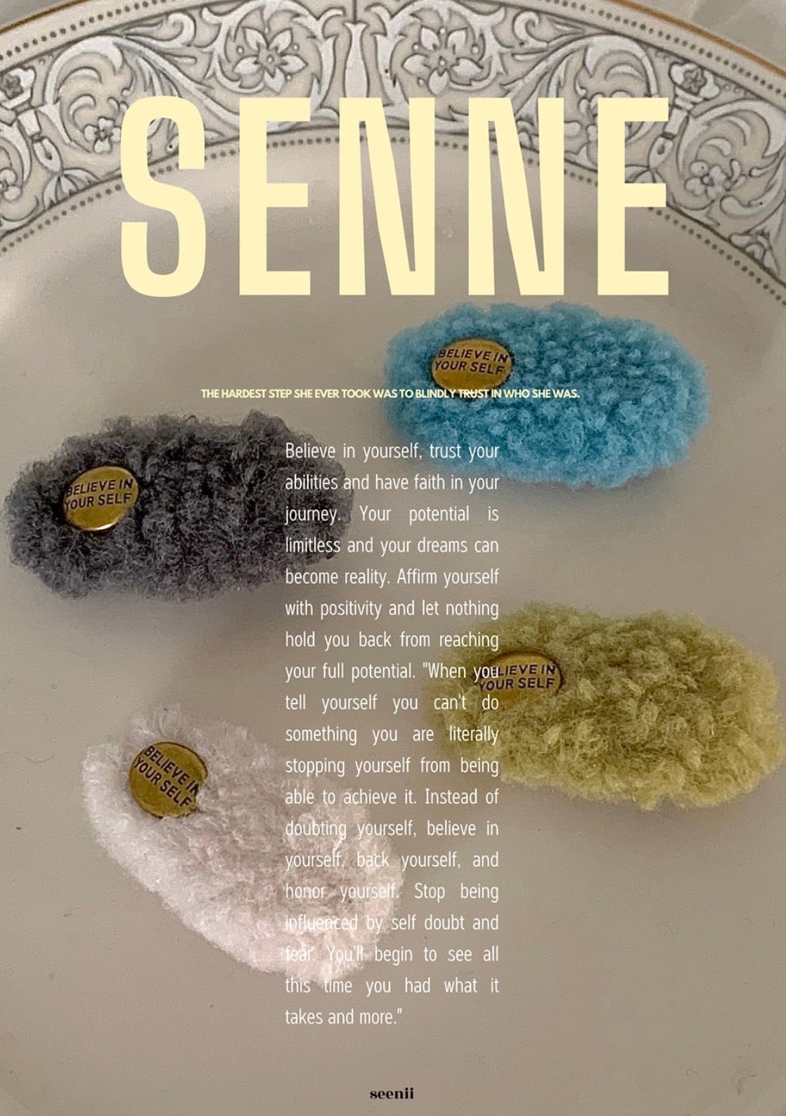 【seenii】senne top (White)