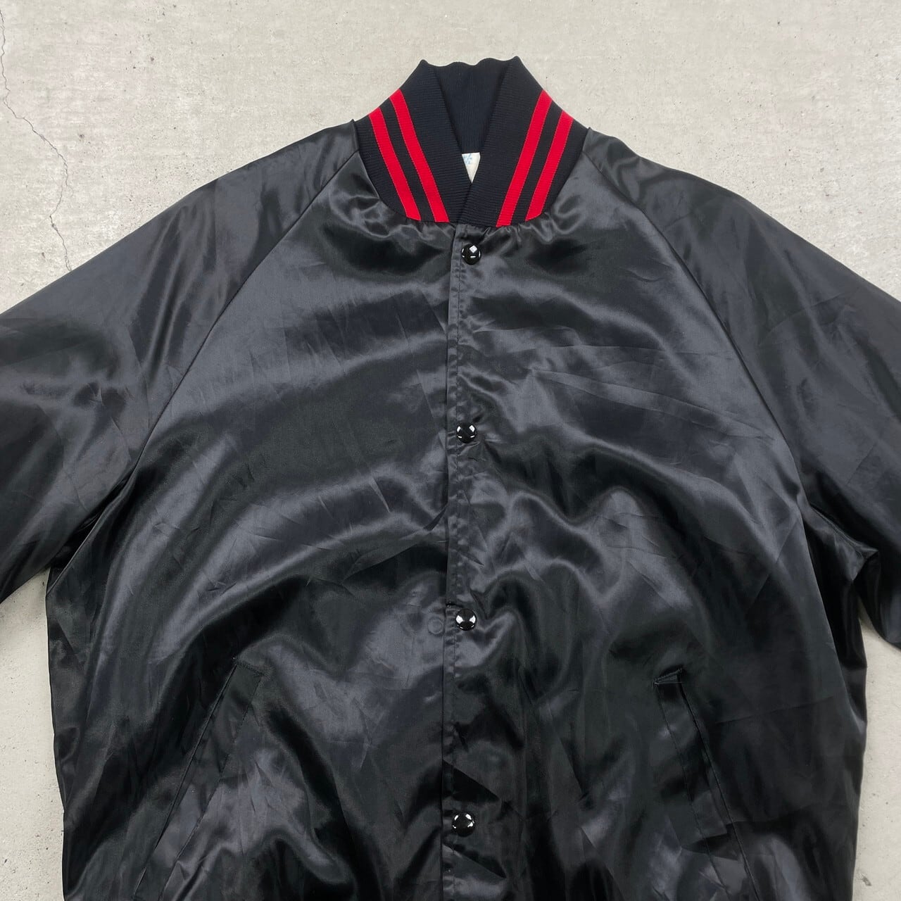 90年代 USA製 WestArk ナイロン サテンスタジャン カレッジ