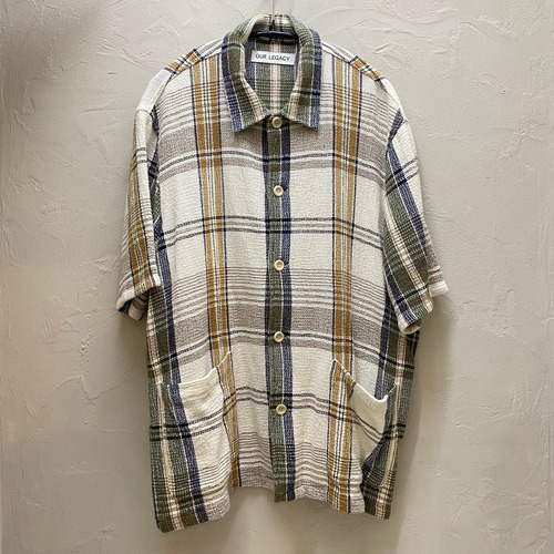 OUR LEGACY アワーレガシー 22SS ELDER SHIRT 半袖シャツ　SIZE 48 【代官山04】