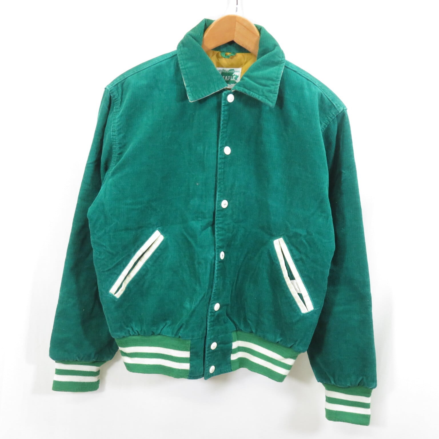 80s コーデュロイ スタジャン｜80s アメリカ製 レノック コーデュロイスタジャン M Rennoc 【アメカジ古着好き】コーデュロイ★スタジャン★USA製★