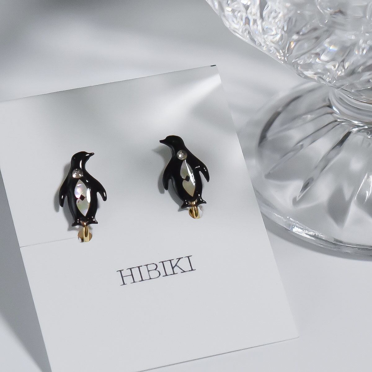 ラピスラズリ　銀のコートを着たペンギン　ペン銀 ラピスラズリ 銀のコートを着たペンギン ペン銀