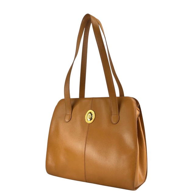 Christian Dior クリスチャン ディオール ハンドバッグ ブラウン CDロゴ レザー トートバッグ vintage ヴィンテージ オールド i5u28h