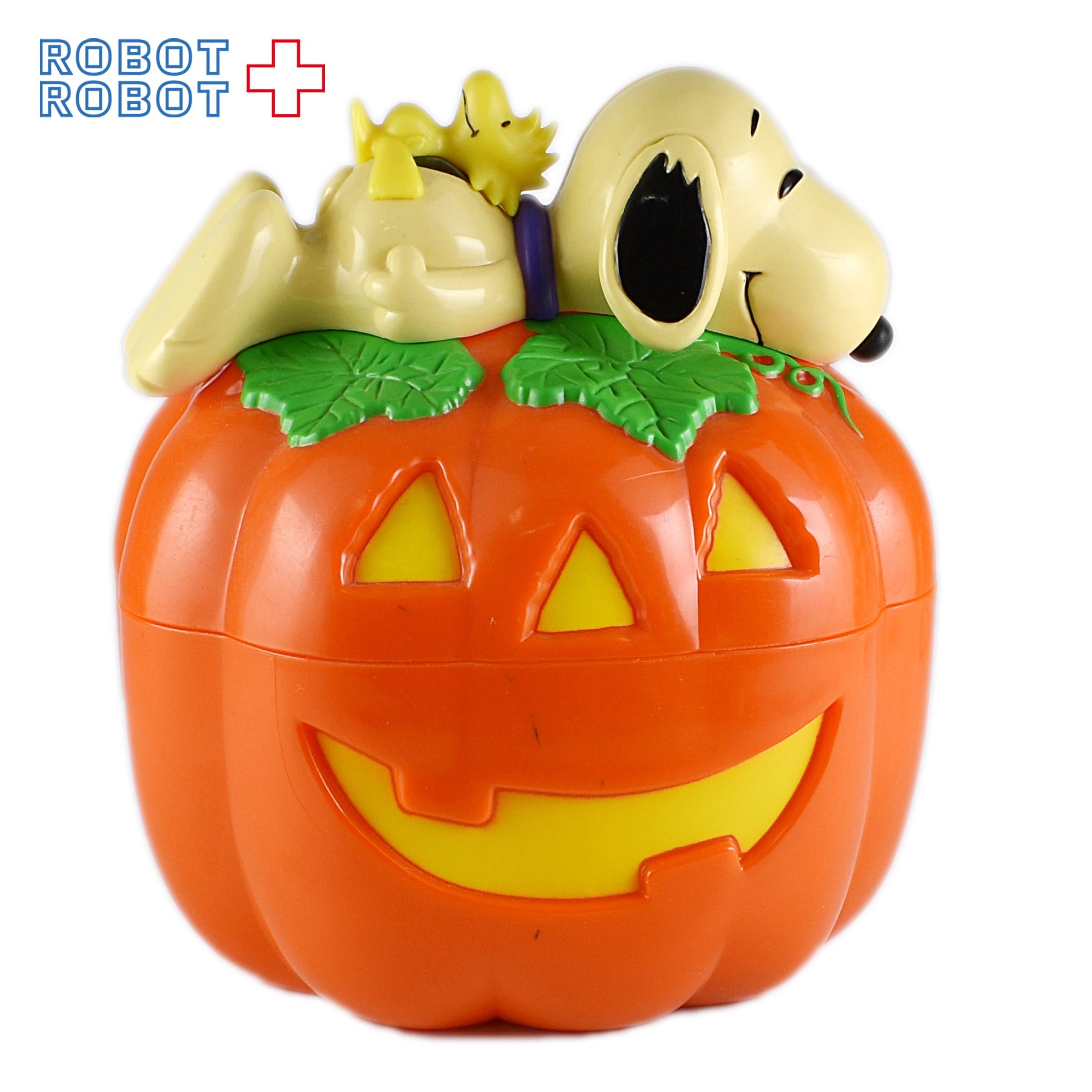 スヌーピー プラスチック貯金箱 ハロウィンのカボチャ | ROBOTROBOT