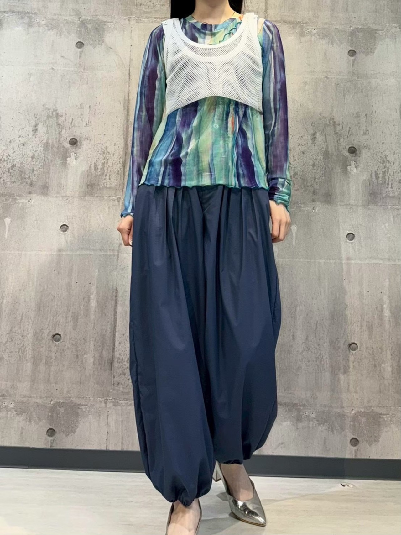 MMB114TEA 2WAYメッシュタンクトップ
