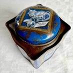 紅茶缶　青缶　Victorian Tea Set Amoret Tanner Collection　 12otdw5