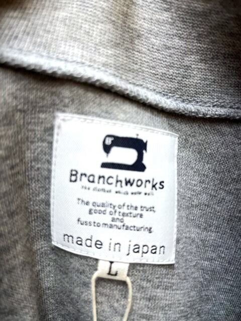 Branchworks Span-fraise Mockneck Raglan L/S Tee (ブランチワークス