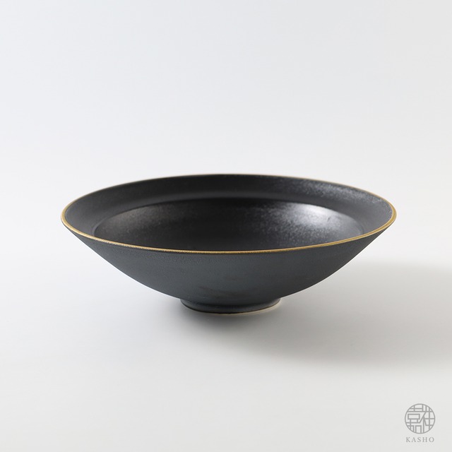 艶黒-tsuyaguro-｜5.5寸リム小鉢｜黒｜φ11.3cm×高さ4.5cm