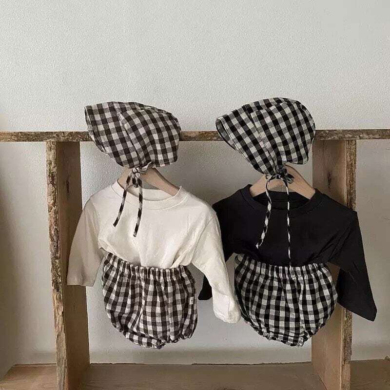 ギンガムチェック柄セット