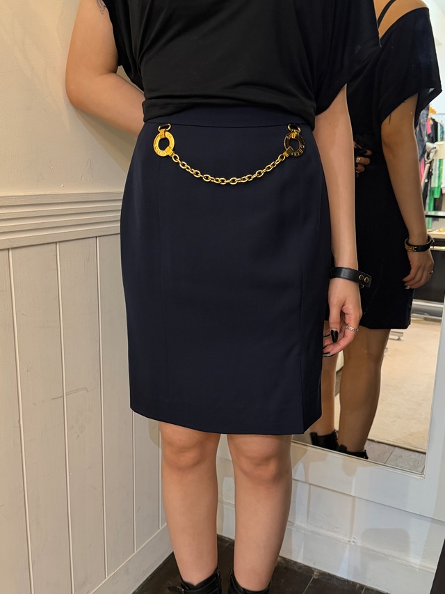 CELINE / Vintage  chain Skirt (O)