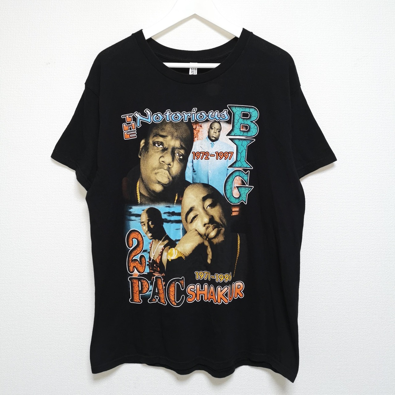 2PAC NOTORIOUS B.I.G. vintage RAP Tシャツ 2Pac T-Shirt Tupac 90s 