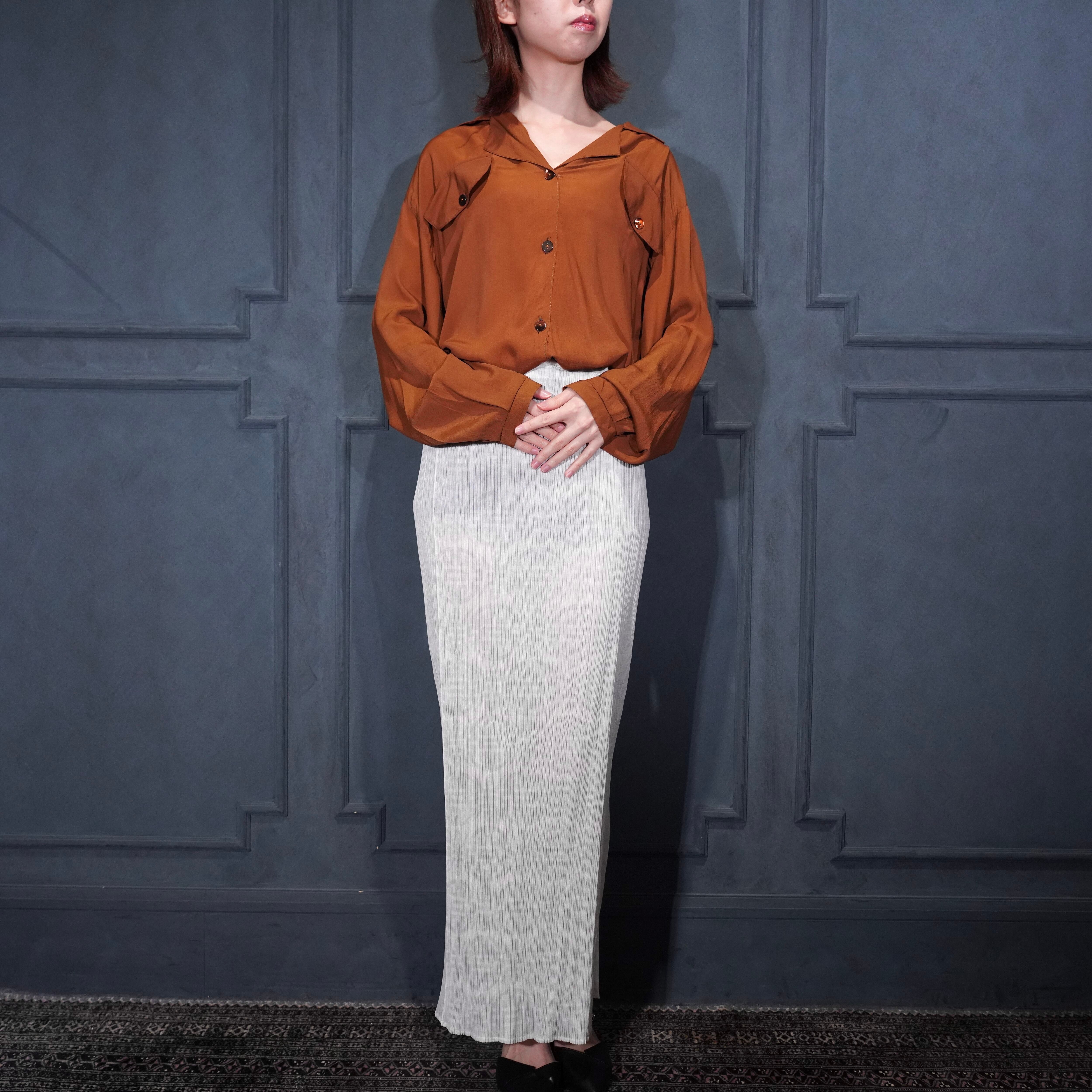 PLEATS PLEASE ISSEY MIYAKE PATTERNED DESIGN PLEATS SKIRT/プリーツ