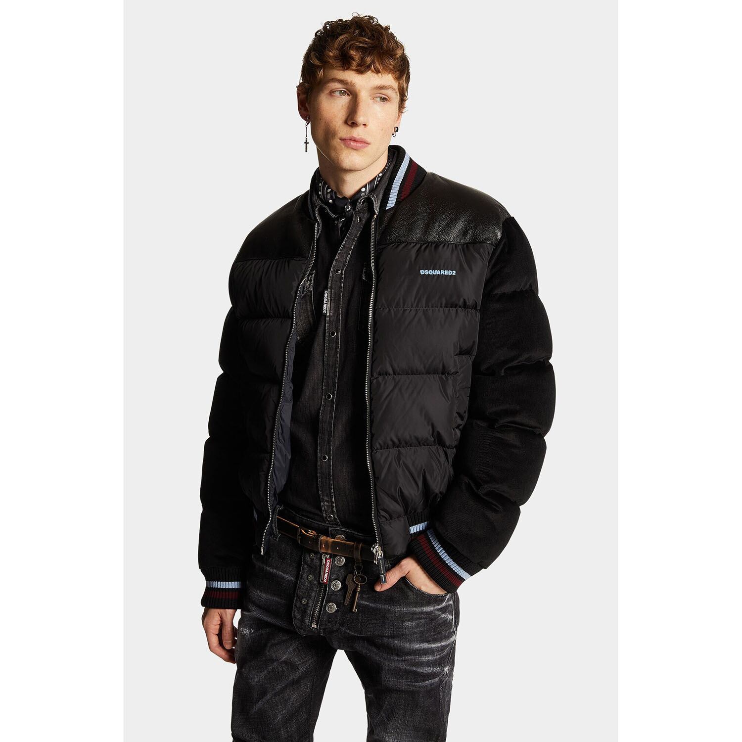 DSQUARED2(ディースクエアード)-Mixed Puffer Bomber- | HEATZ｜ヒーツ