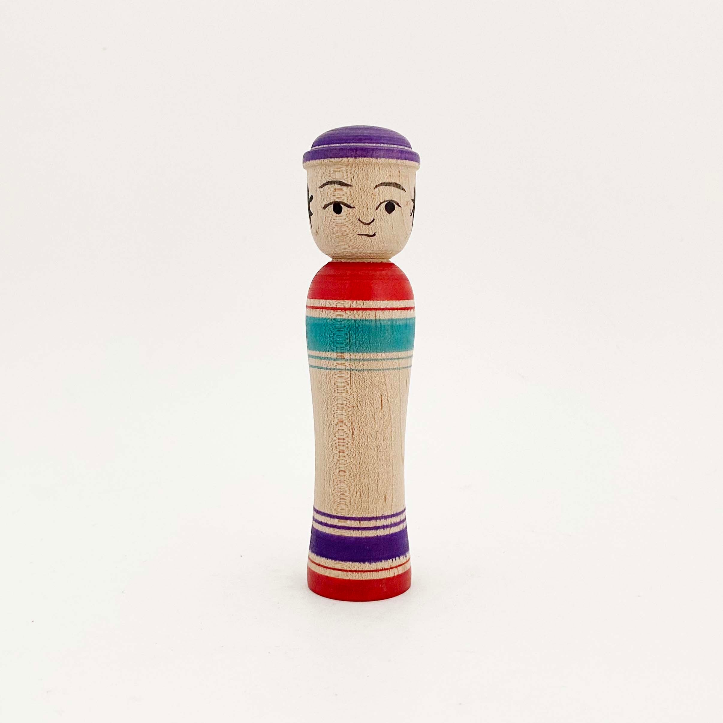 独立系こけし（木地山系） / 三春文雄工人 B | kokeshka