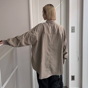 zipデザインオーバーSH/ベージュ