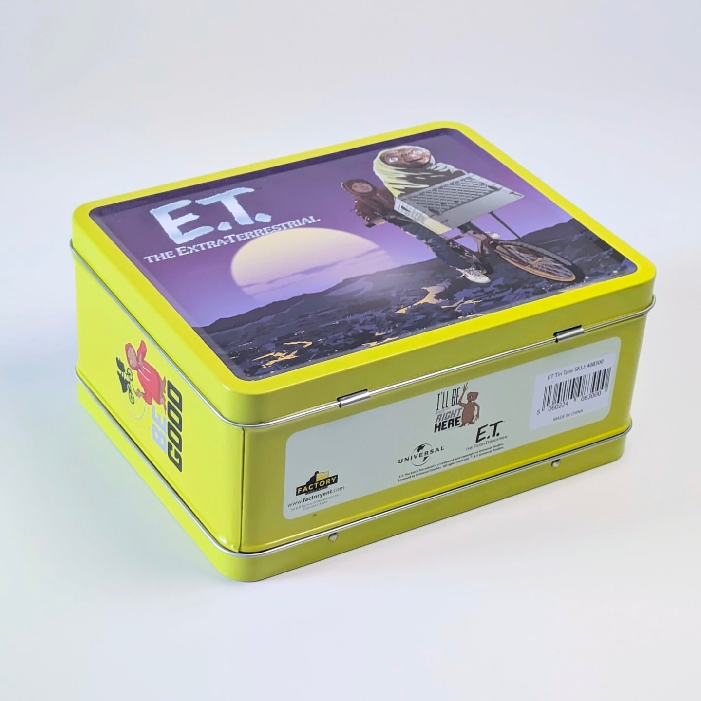 【 E.T.( イーティー )】Tin LUNCH BOX / ランチボックス / ブリキ缶 〚アメリカン雑貨 アメトイ〛