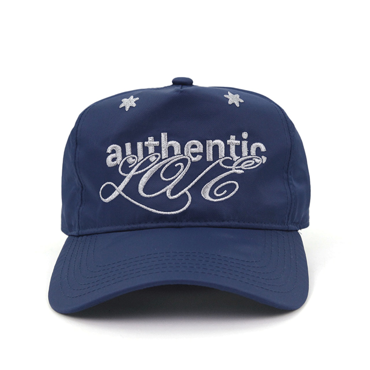 authentic love nylon cap -navy-