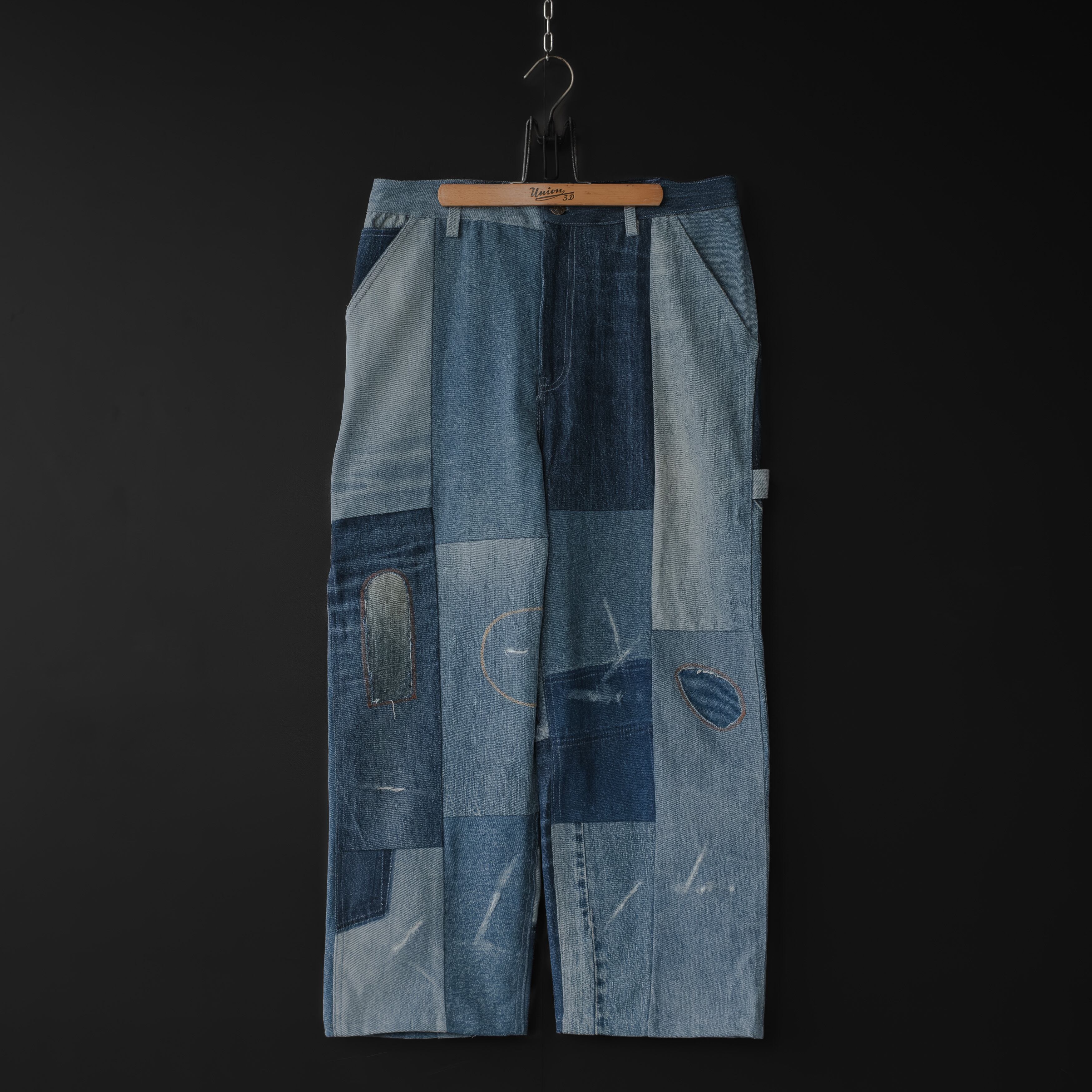 Mr. Remake Man.】 used denim damage pants ① (size M) | dros dro