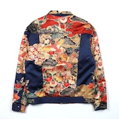 【GJK-M_006】再構築着物Gジャン KIMONO TRUCKER JACKET