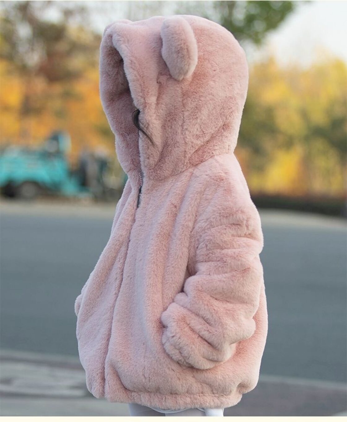 キッズ 毛皮コート ファーコート オーバーコート ボアコート 子供服 