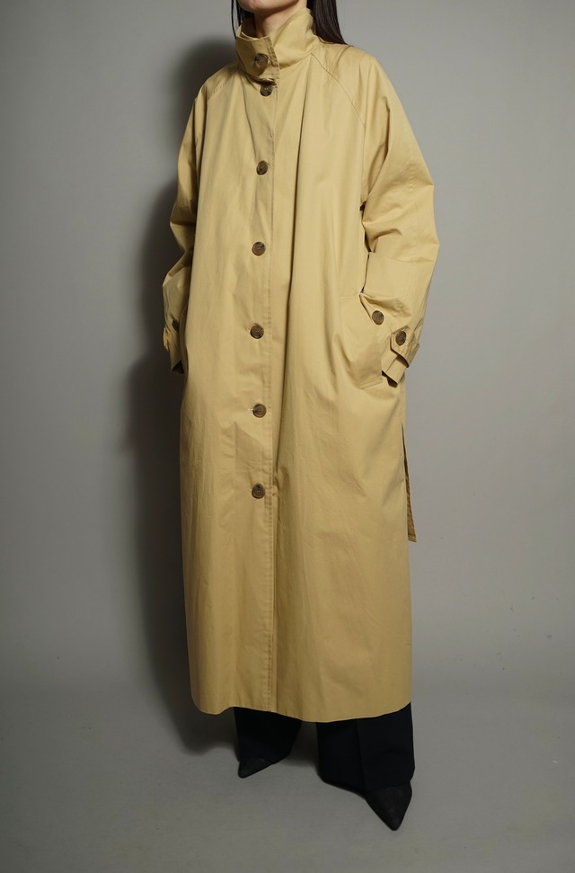 STAND LONG COAT (BEIGE) 2401-95-503E