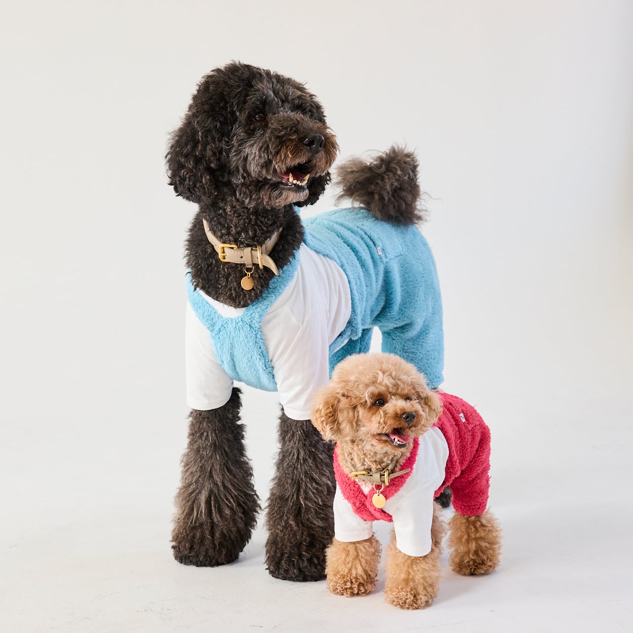 252510 大型犬サイズ］フリースオーバーオールB5Lまであります | 犬服