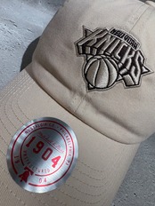 Mitchell＆Ness/ミッチェルアンドネス NBA ニューヨーク・ニックス キャップ クリーム