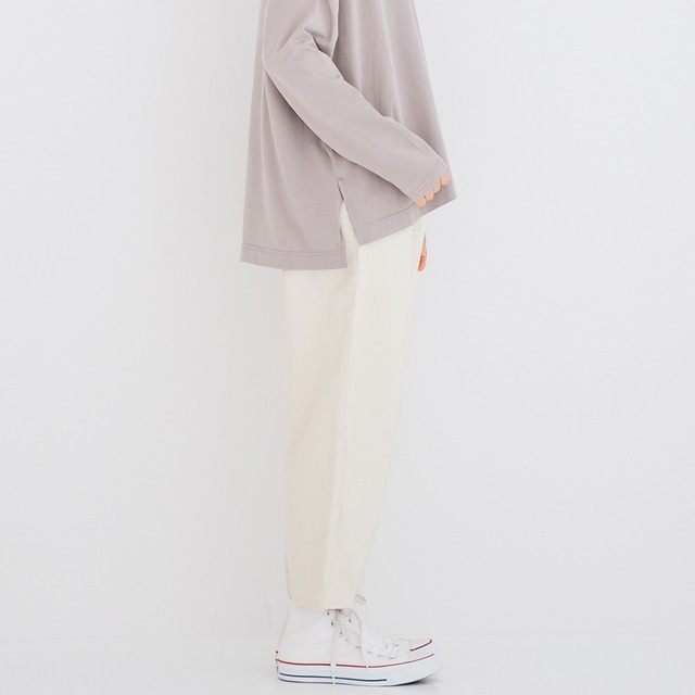 プリット prit 30/1三本引き揃えドビーツイル両面起毛リラックスパンツ(P70227)全3色【レターパックプラス可】