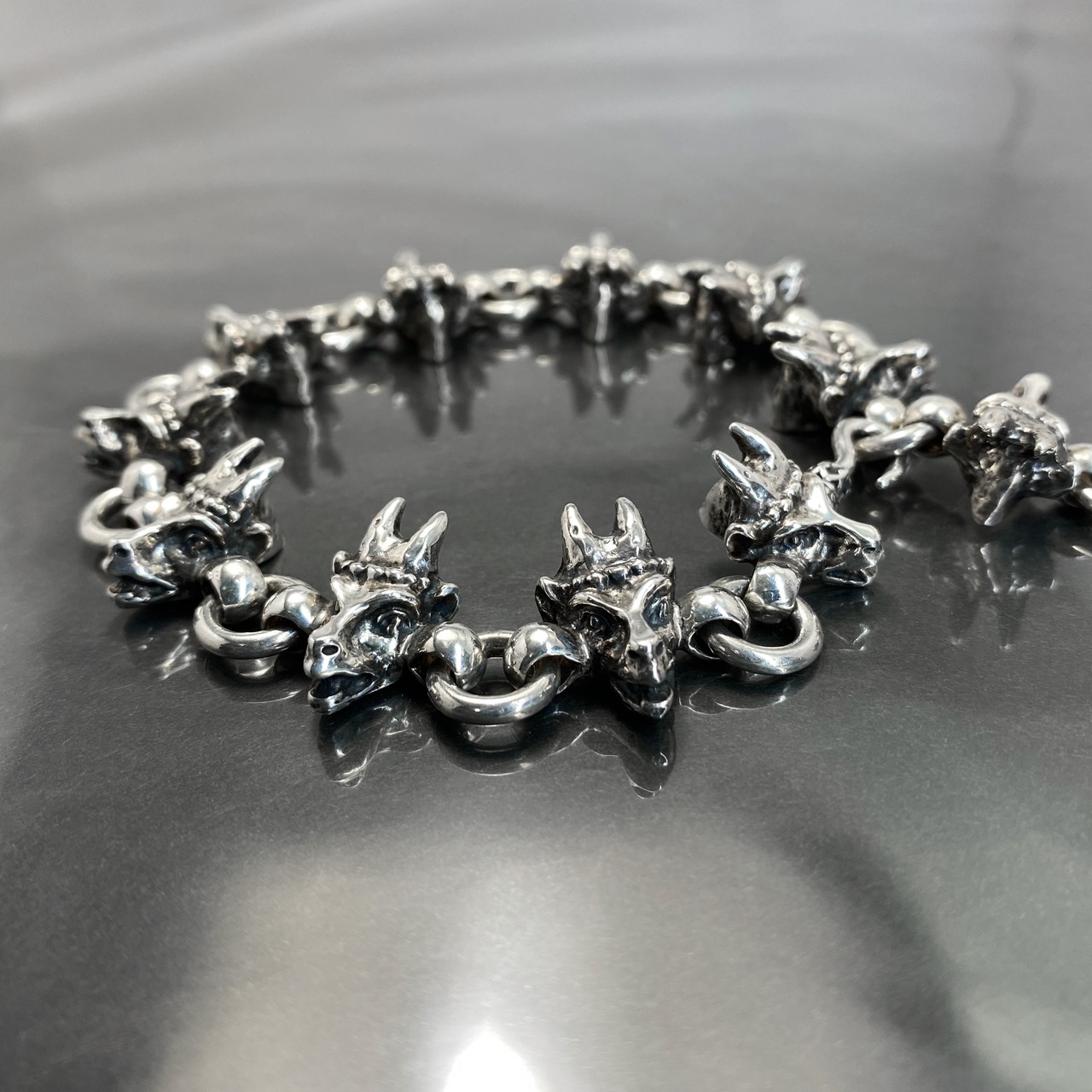 GARGOYLE CHAIN BRACELET / ガーゴイルチェーンブレスレット