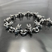 GARGOYLE CHAIN BRACELET / ガーゴイルチェーンブレスレット