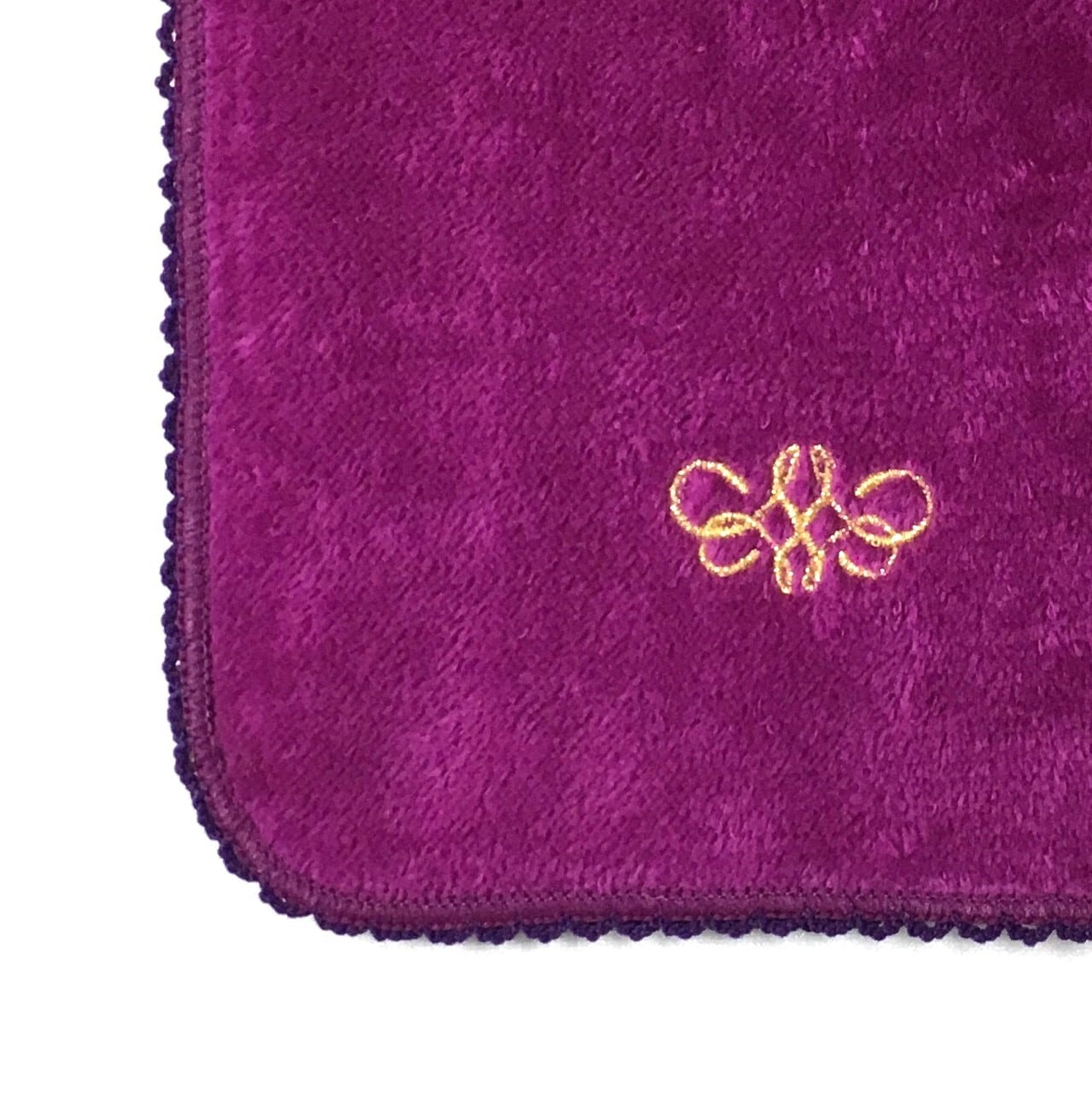 Mon Luxe レース チーフポーチ タオル地 Lace Chief Pouch | Mon Luxe