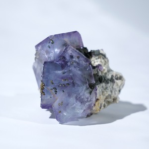 ヤオガンシャン産 フローライト 共生 / 原石 標本【G_2】