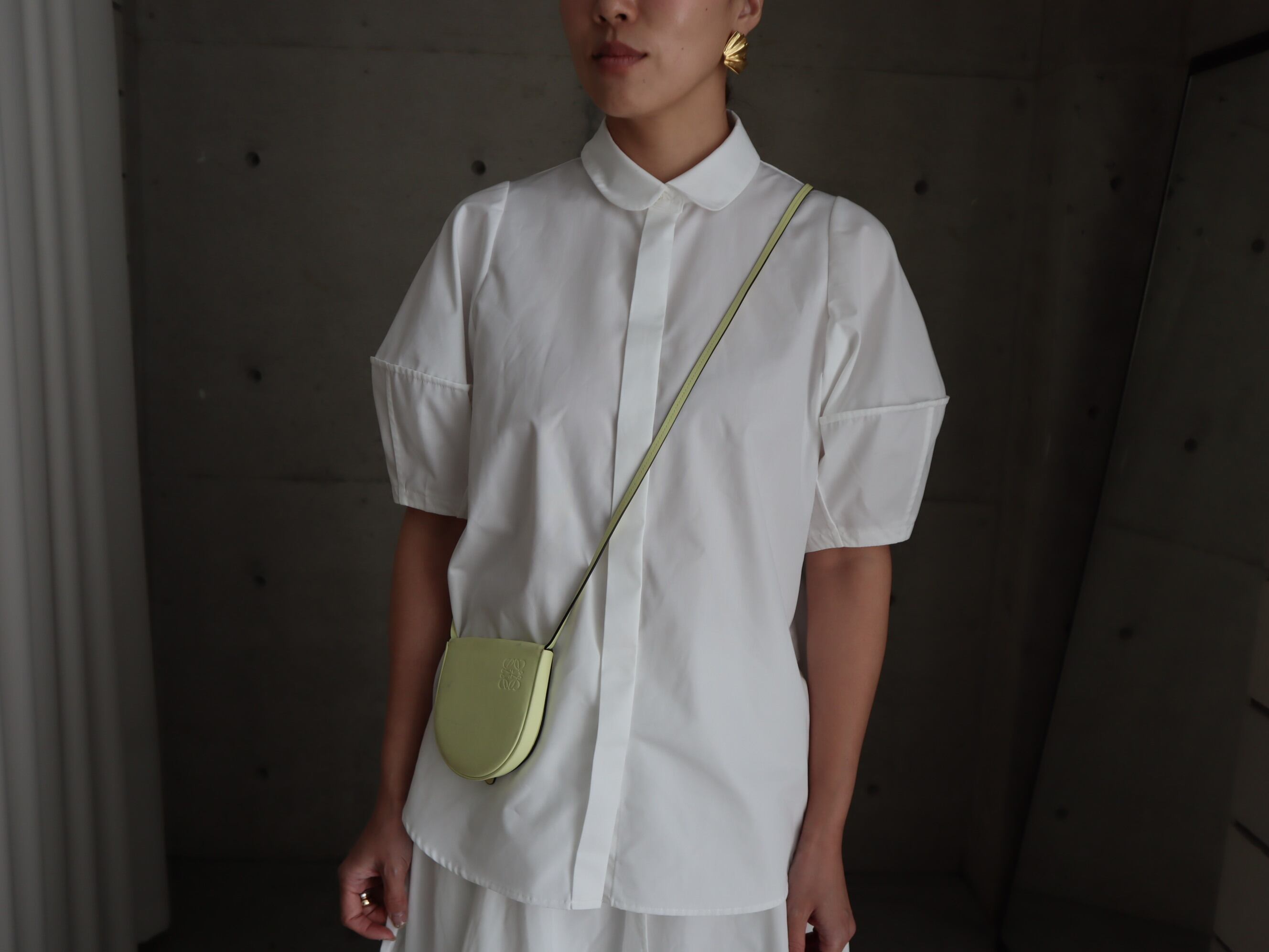 eLLa  lantern classic blouse (ivory)