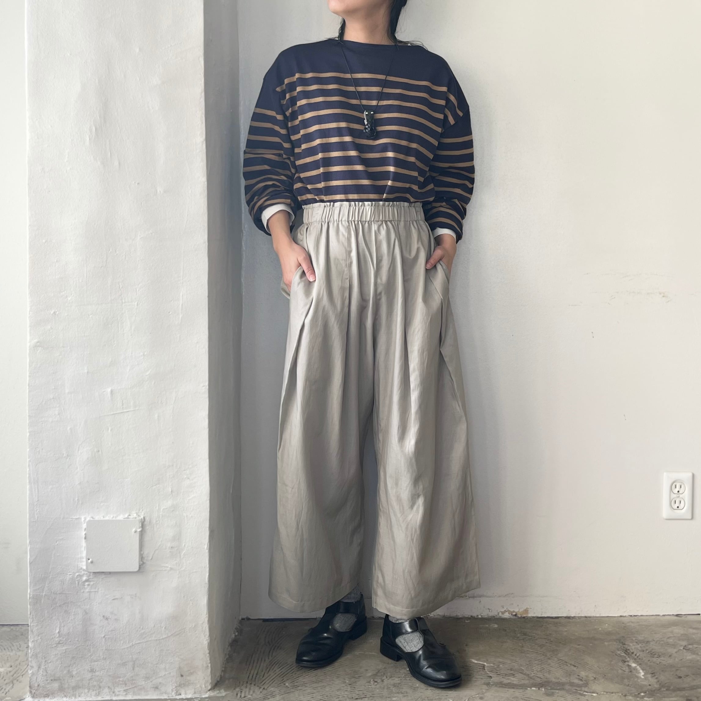 Honnete Tuck Eazy Pants(タックイージーパンツ)