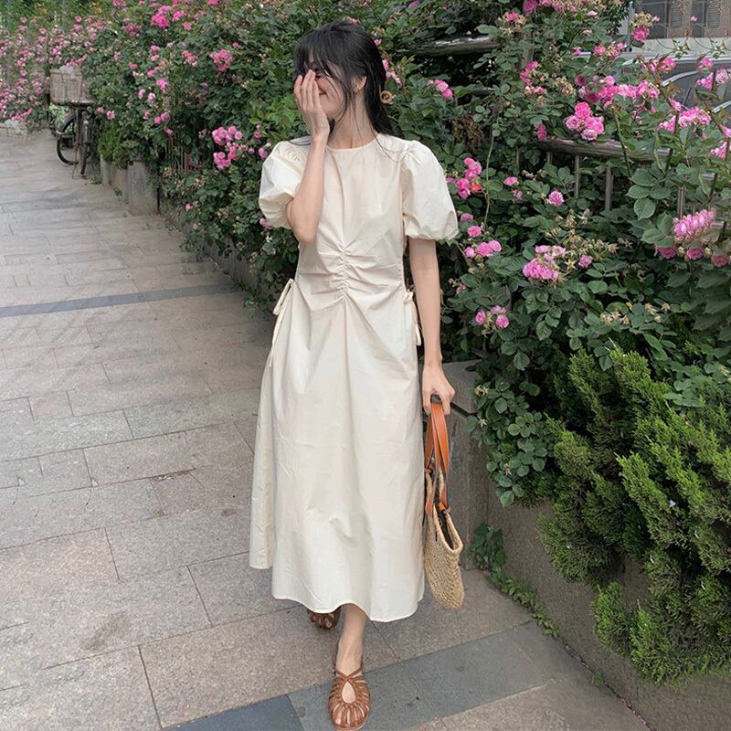 スタイルシャツ スカート ウェストスリーブ薄手ドレス サマー 夏物 萌量不足46243842272