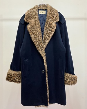Acrylic fur fleece coat