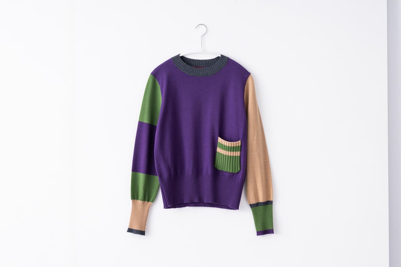 2WAY長袖ニットプルオーバー　2023年モデル　最終お値下げ❗️セール中 セール】ぽわん袖 ニット ボリューム袖 ニット 長袖 ボリューム