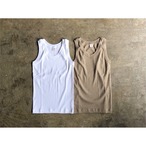 gicipi(ジチピ) 『VANADIO』 Cotton Circular Rib Basic Tank Top