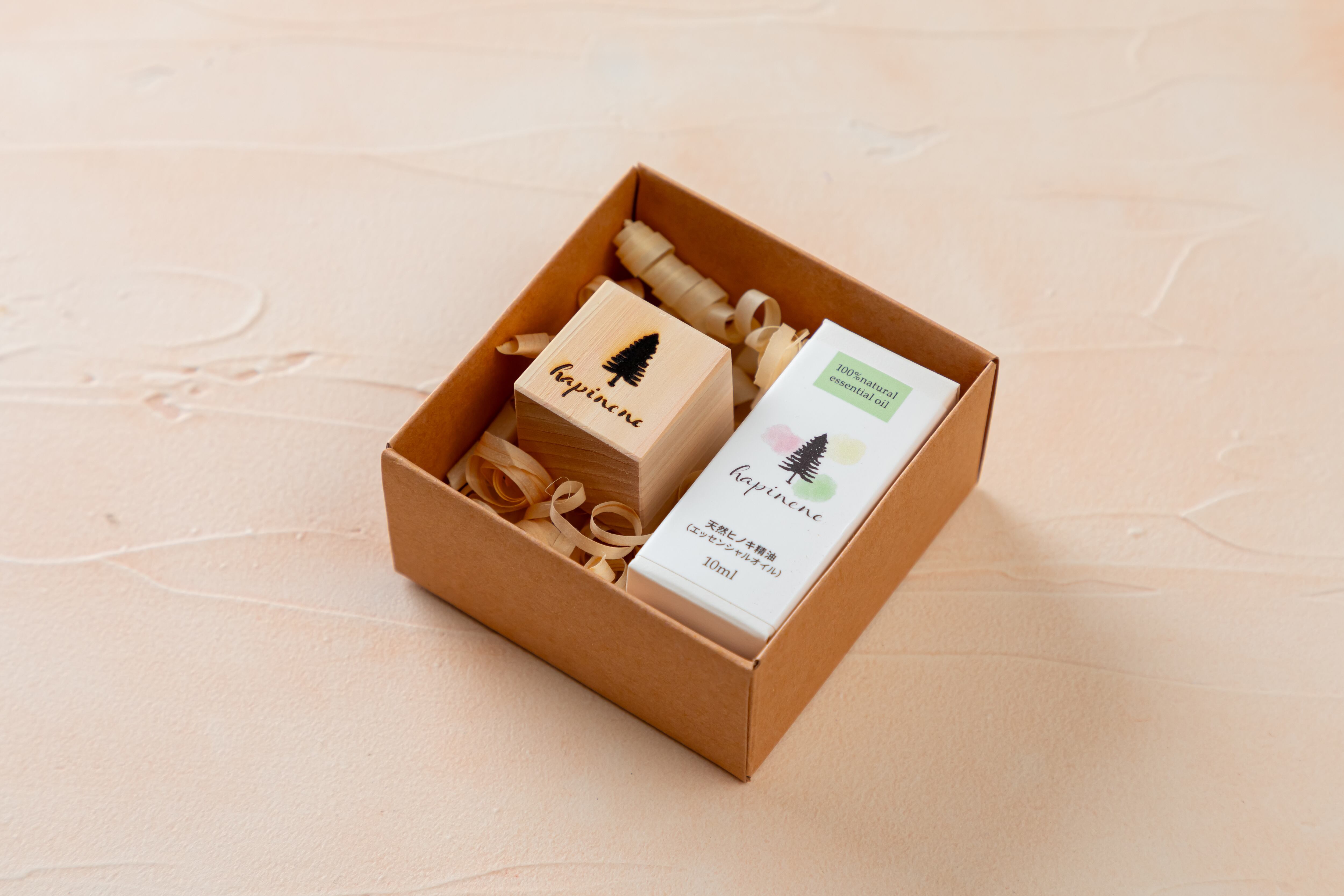 アロマオイルウッドディフューザーセット（希望の方はメッセージ刻印も