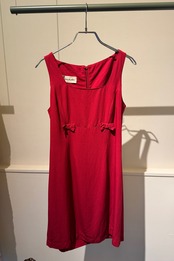【送料無料】European Red dress