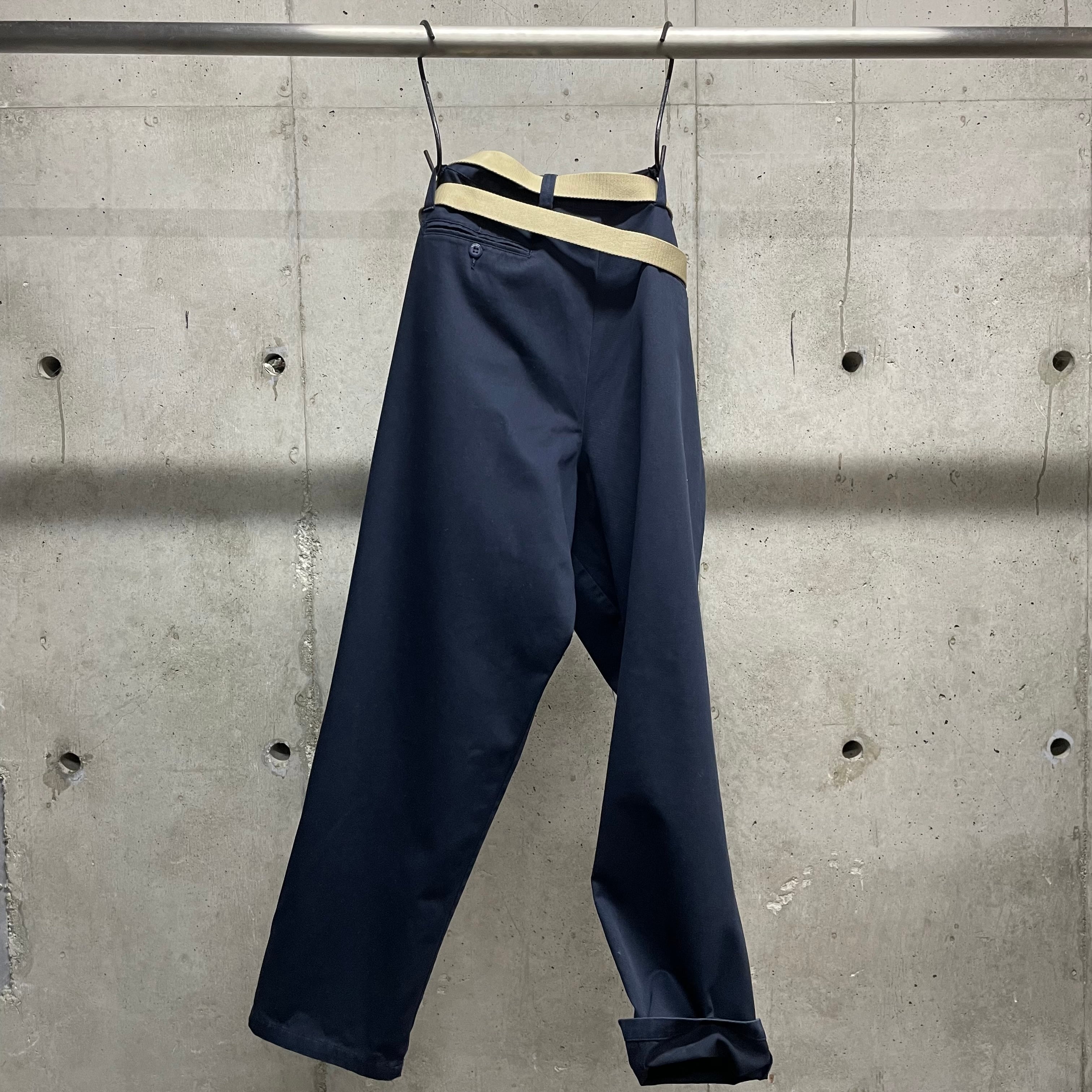MAISON EUREKA】Ex.VINTAGE REWORK CHINOS_NAVY(S) | marfa store