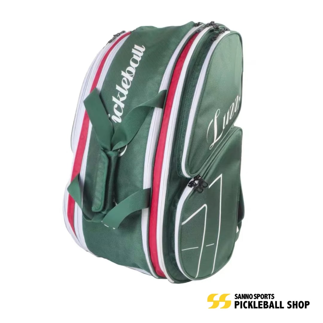 LUZZ PICKLEBALL Outdoor Sports Pickleball Backpack Red and White Green ピックルボールバック