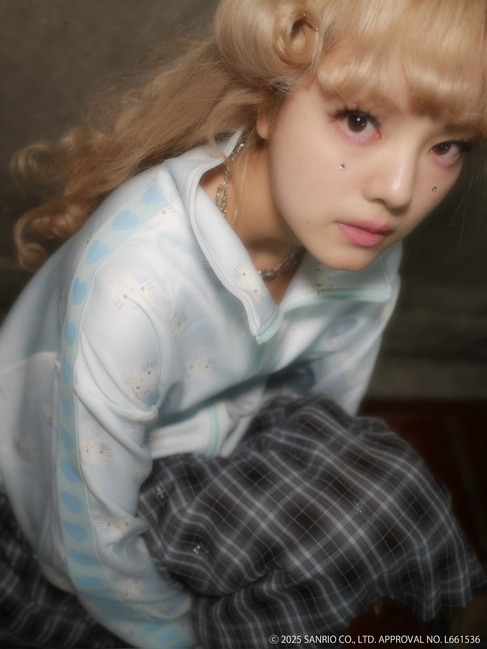 ハローキティ(エンジェル) ブルー トラックジャケット